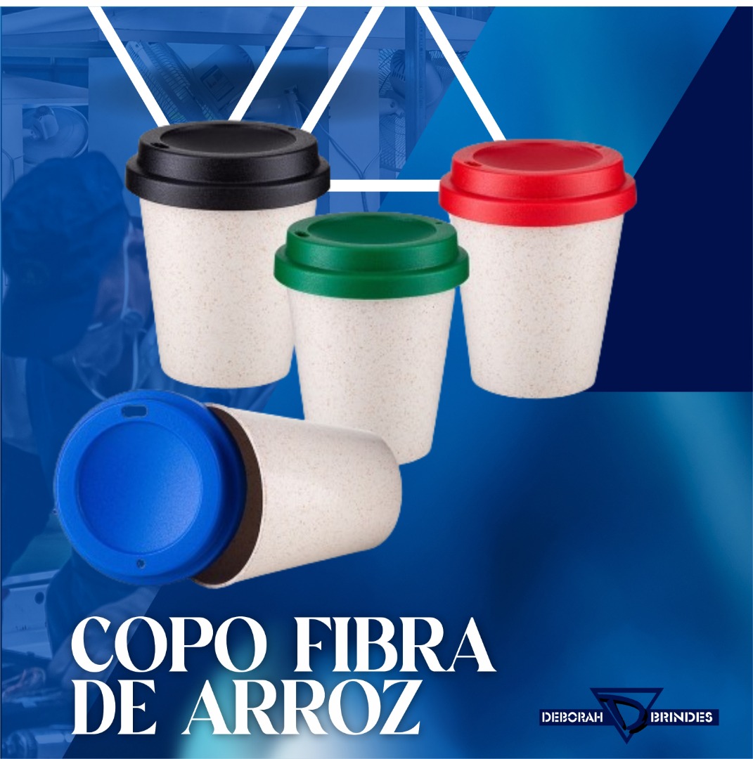 Copo Fibra de Arroz 350ml - 14498 