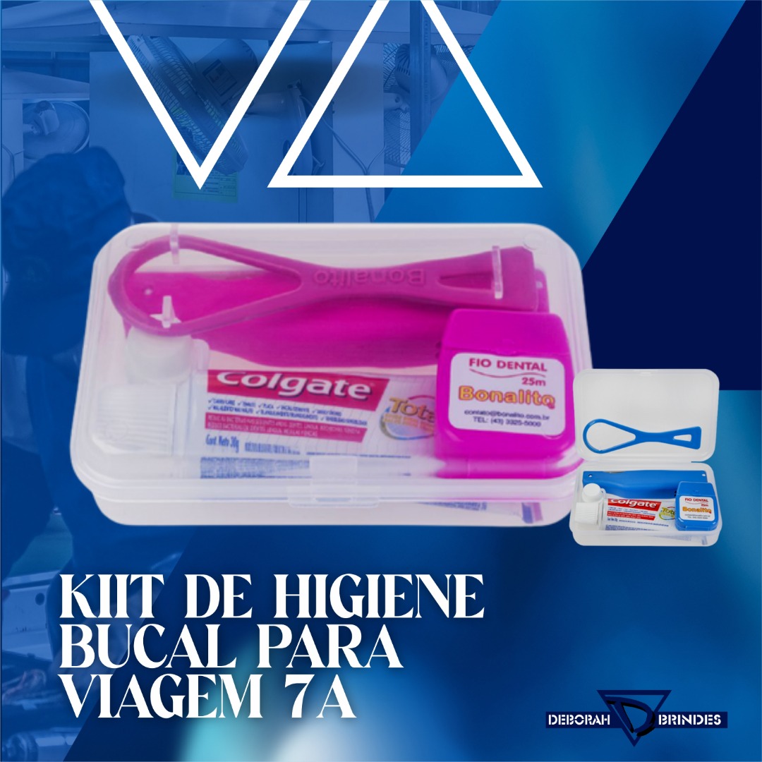 KIIT DE HIGIENE BUCAL PARA  VIAGEM 7A