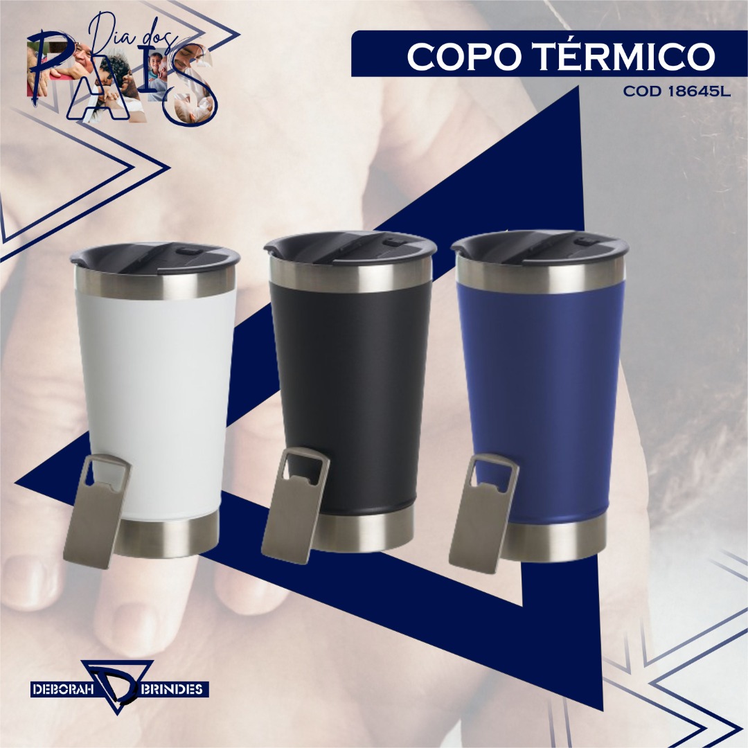 Copo Térmico 500ml com Abridor 18645L