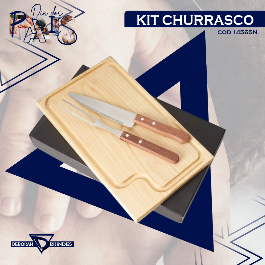 Kit Churrasco 3 Peças 14565N