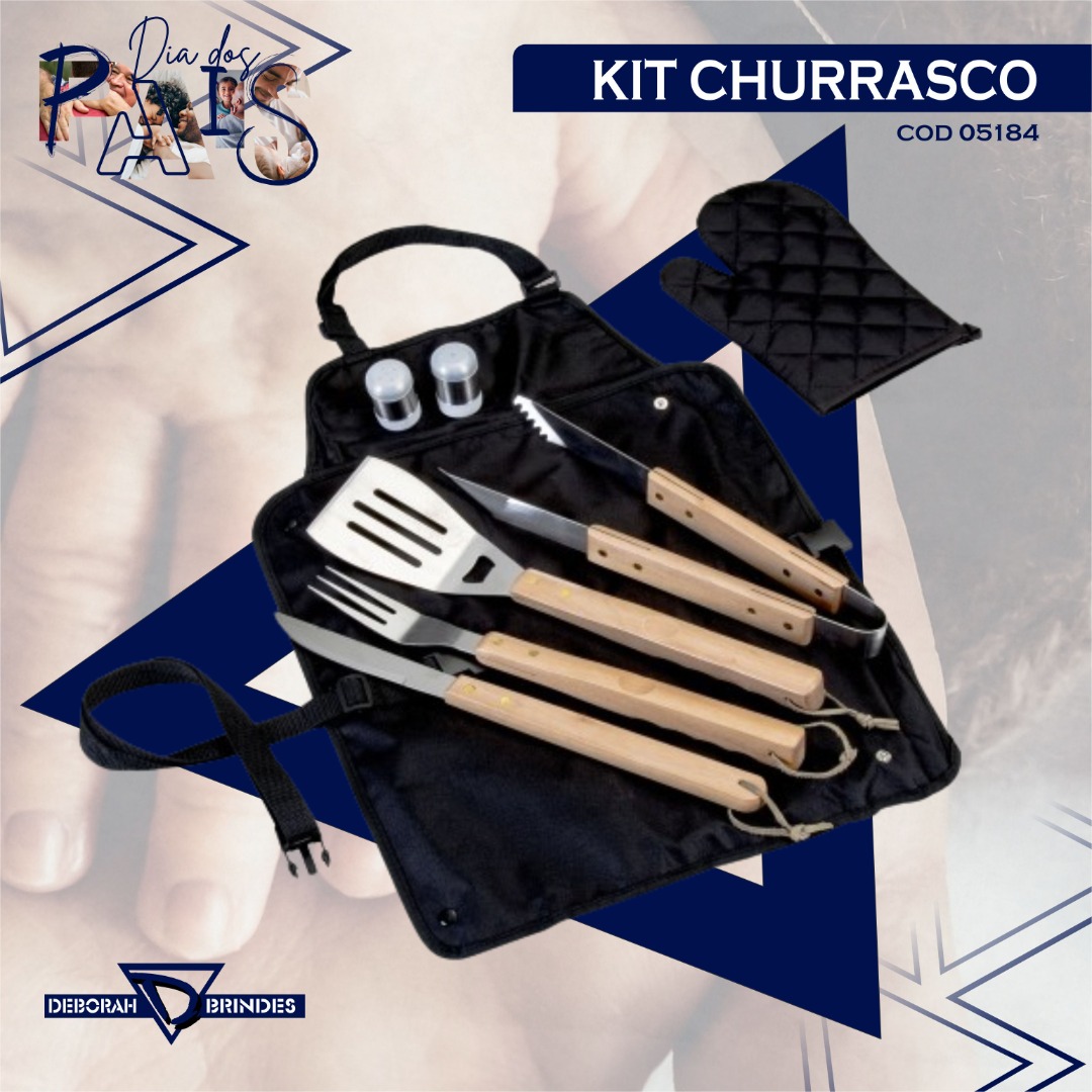  Kit Churrasco 8 Peças 05184