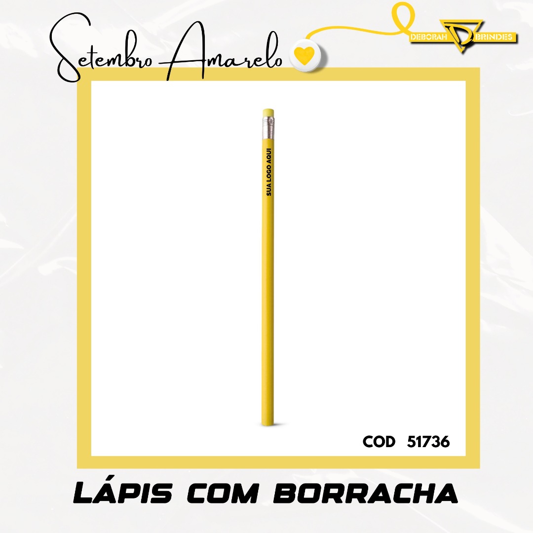 Lápis com borracha 51736