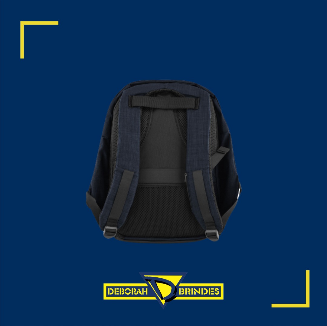 Mochila Poliéster Anti Furto USB 14545