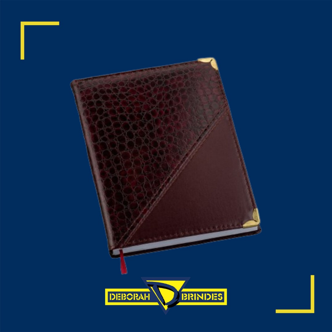  Agenda Croco Diagonal Vinho 112L