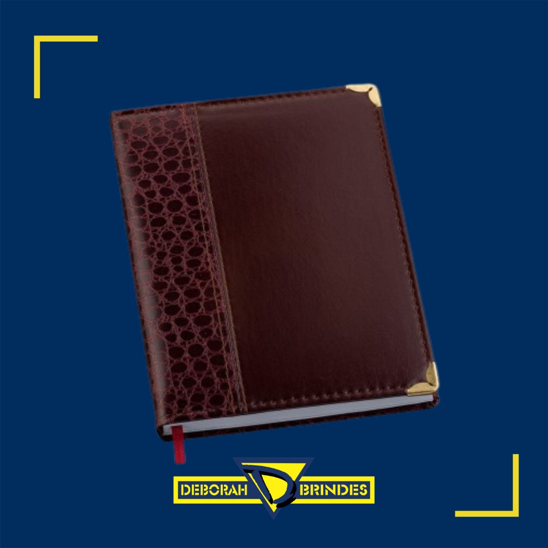 Agenda Croco Reta Vinho 122L