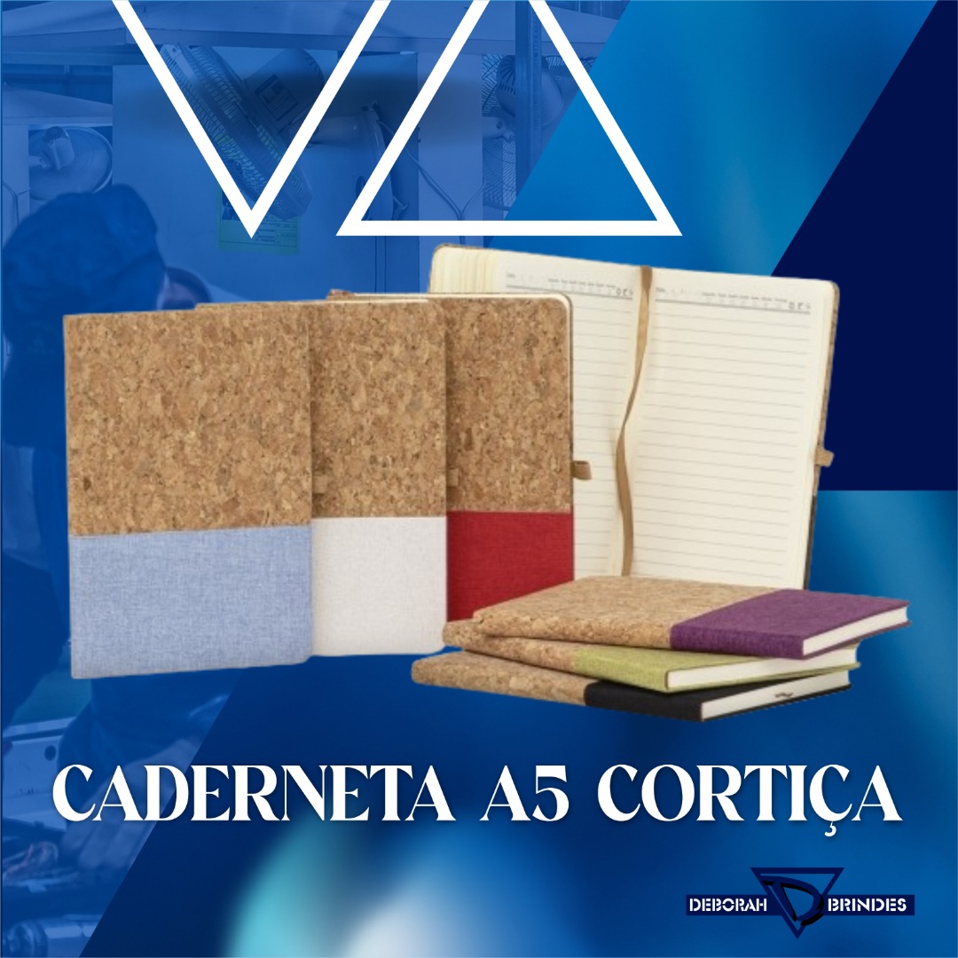 CADERNETA A5 CORTIÇA - P@18712