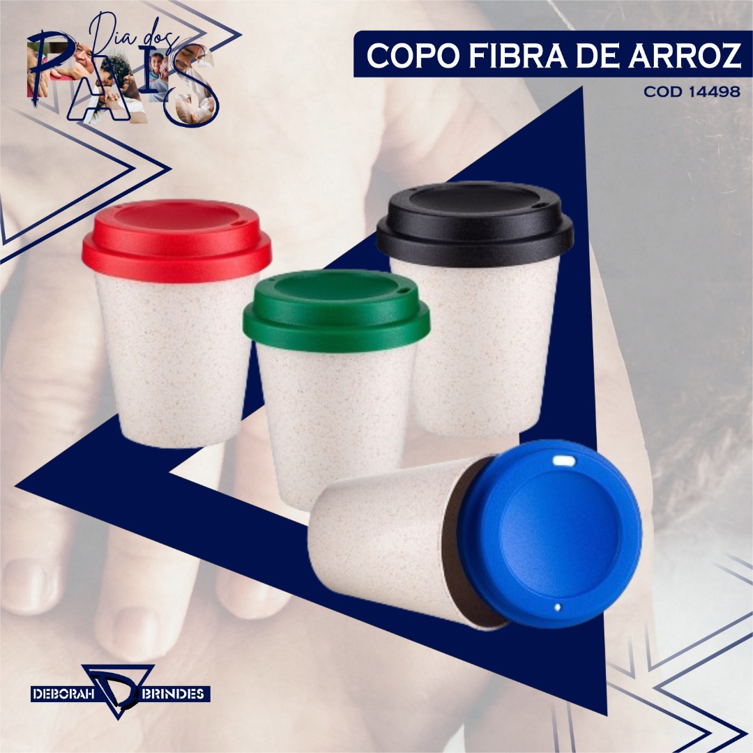 Copo Fibra de Arroz 350ml14498