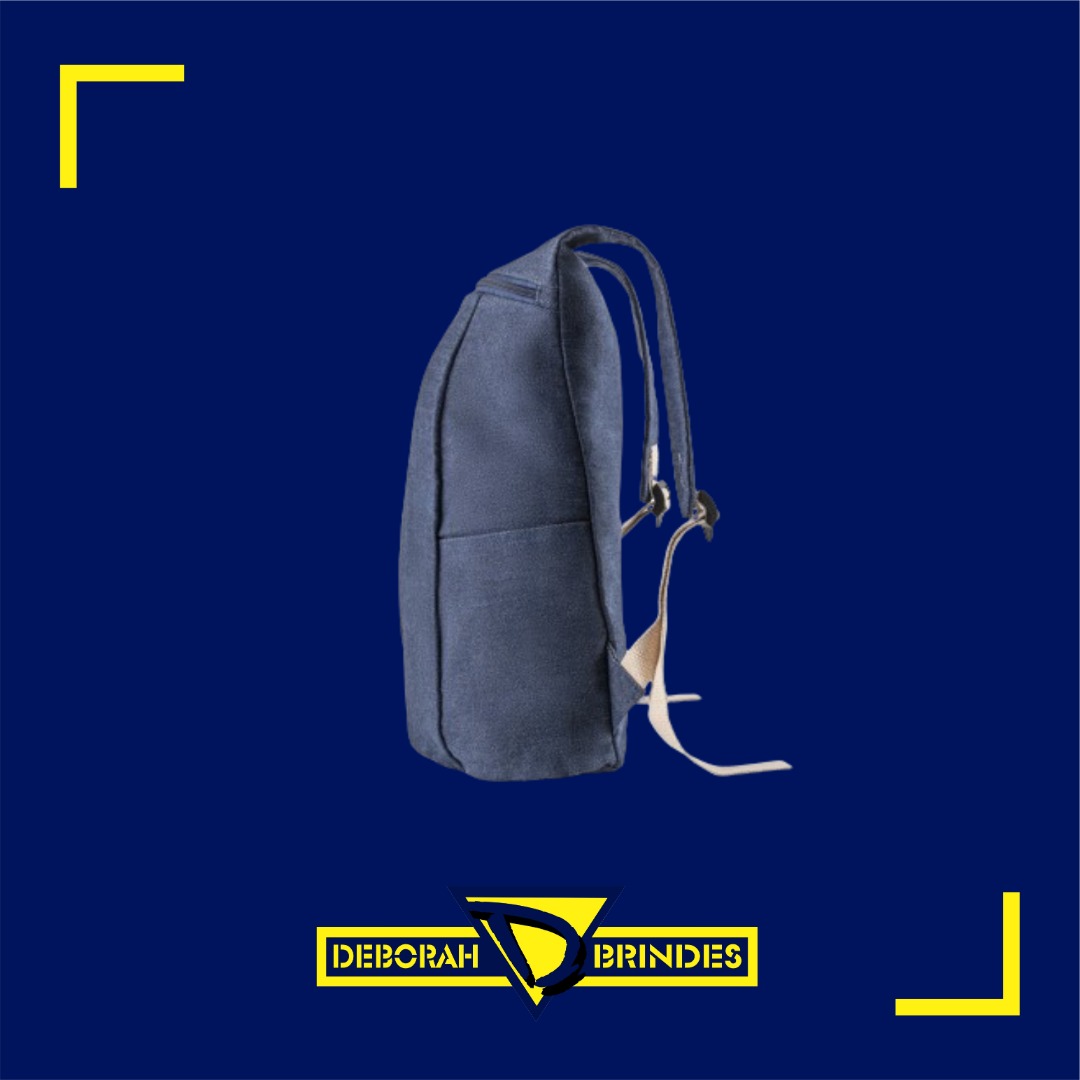 Mochila casual em denim reciclado 92094