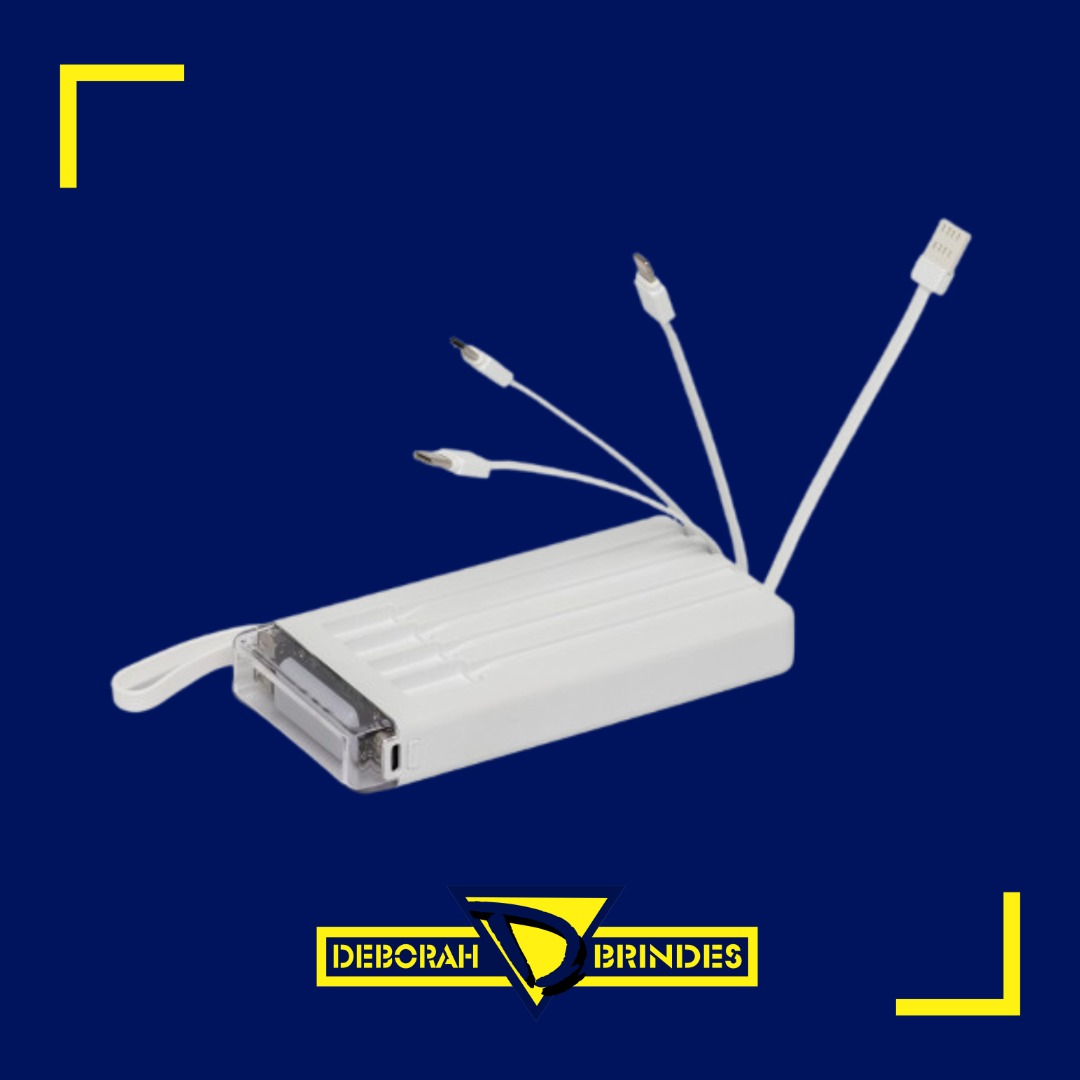 8013 Power Bank com Lanterna e Multissaídas